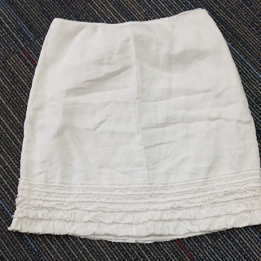 Tommy Bahama Two Palms 100% Linen Skirt Size 2 - Picture 7 of 8